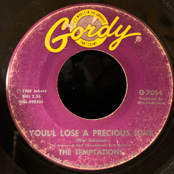 The Temptations : Ain't Too Proud To Beg / You'll Lose A Precious Love (7", Single, Hol)