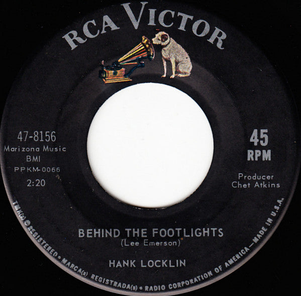 Hank Locklin : Flyin' South / Behind The Footlights (7", Single, Mono)