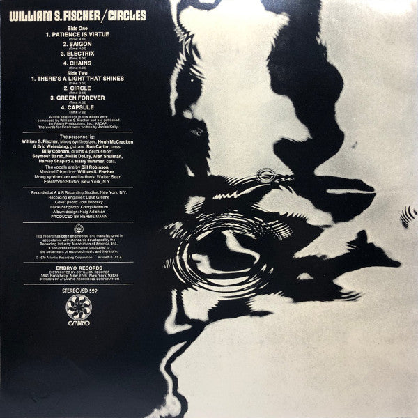 William S. Fischer : Circles (LP, Album, PR )
