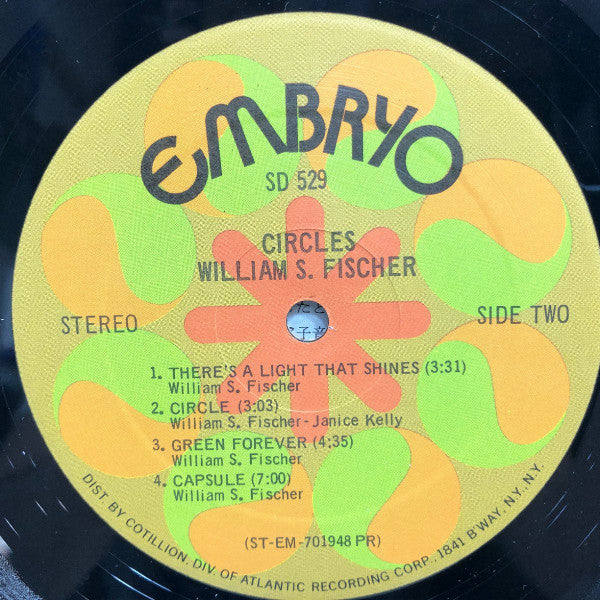 William S. Fischer : Circles (LP, Album, PR )