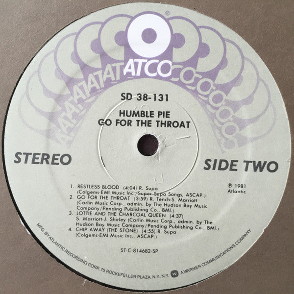 Humble Pie : Go For The Throat (LP, Album)