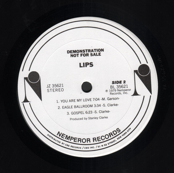 Lips (5) : Lips (LP, Album, Promo)