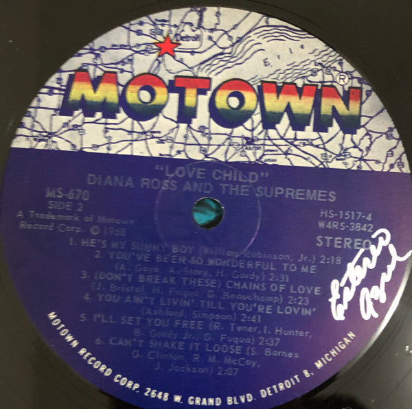 Diana Ross And The Supremes* : Love Child (LP, Album, RE, Ind)