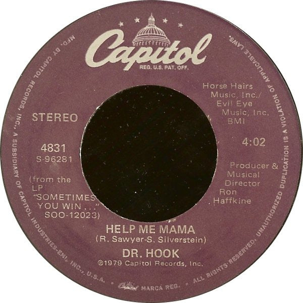 Dr. Hook : Sexy Eyes (7", Win)