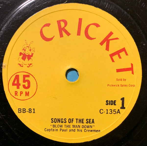 Captain Paul And His Crewmen : Songs Of The Sea (7", Bon)