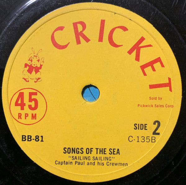 Captain Paul And His Crewmen : Songs Of The Sea (7", Bon)