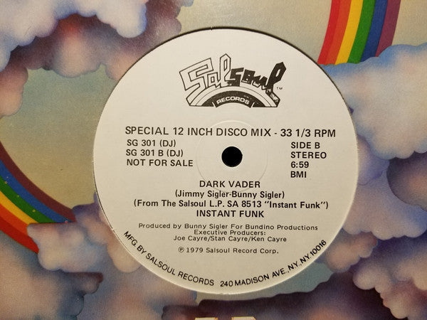 Instant Funk : Crying / Dark Vader (12", Single, Promo)