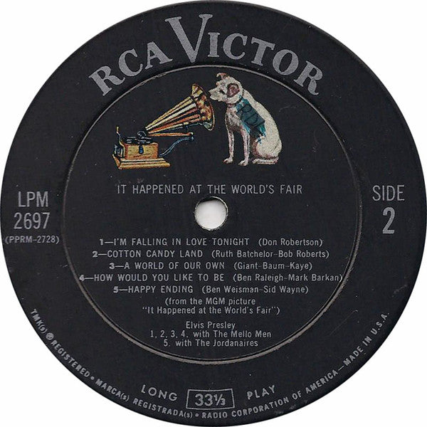 Elvis Presley : It Happened At The World's Fair (LP, Album, Mono, Roc)