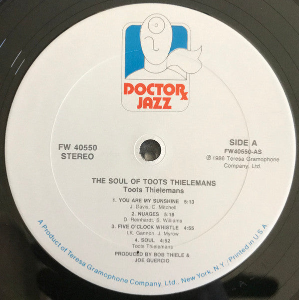 Toots Thielemans : The Soul Of Toots Thielemans (LP, Album, RE)