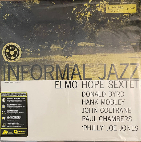 【未使用】Elmo Hope Sextet Informal Jazz Ltd Elmo Hope Sextet – Informal Jazz – CD (SHM-CD, Album