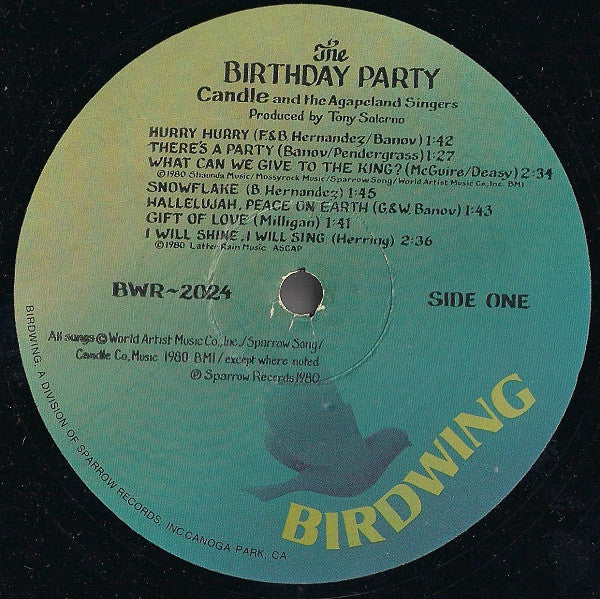 Candle (3) And The Agapeland Singers : The Birthday Party (LP)