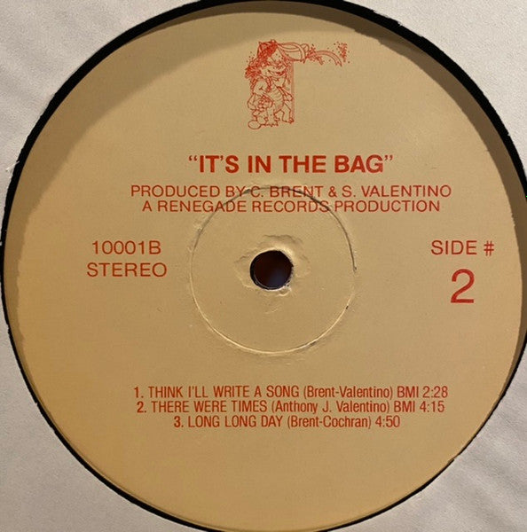 Luther Kent & Trick Bag Featuring James Rivers And David Torkanowsky* : It's In The Bag (LP, Album)