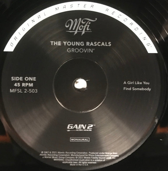 The Young Rascals : Groovin' (2x12", Album, Mono, Ltd, Num, RE, RM, Gat)