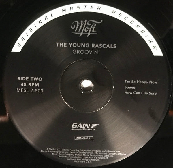 The Young Rascals : Groovin' (2x12", Album, Mono, Ltd, Num, RE, RM, Gat)