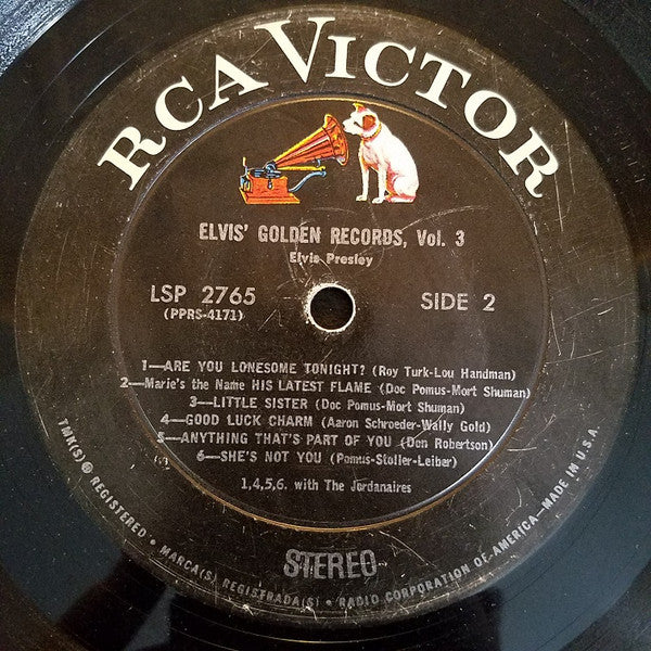 Elvis Presley : Elvis' Golden Records, Vol. 3 (LP, Comp)