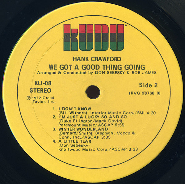 Hank Crawford : We Got A Good Thing Going (LP, Album)