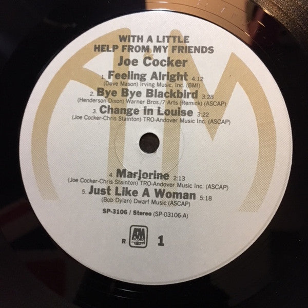 Joe Cocker : With A Little Help From My Friends (LP, Album, RE, Ind)