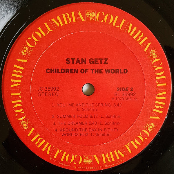 Stan Getz : Children Of The World (LP, Album)