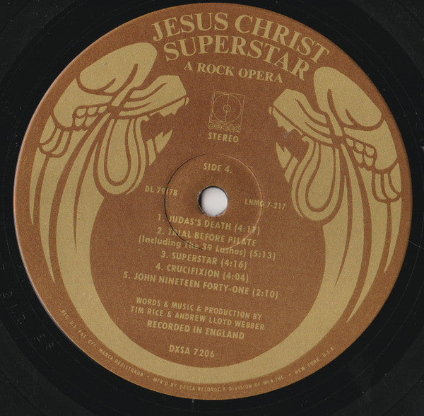 Andrew Lloyd Webber And Tim Rice : Jesus Christ Superstar - A Rock Opera (2xLP, Album, Gat)