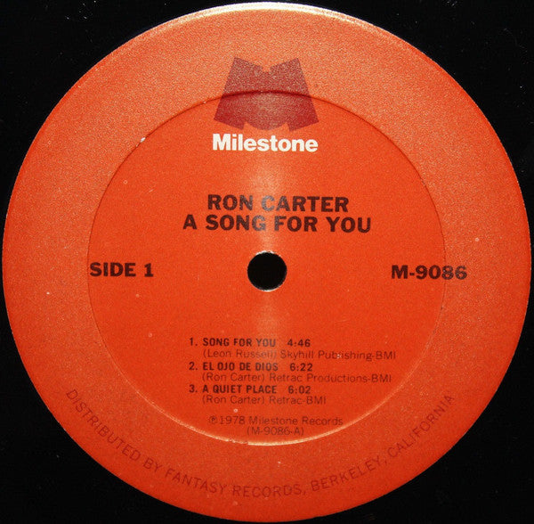 Ron Carter : A Song For You (LP, San)