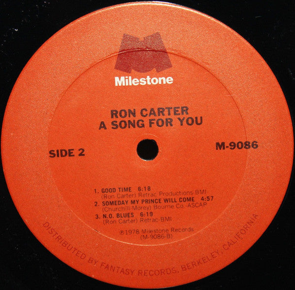 Ron Carter : A Song For You (LP, San)