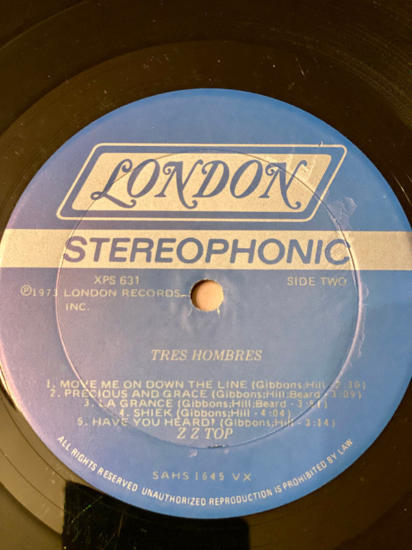 ZZ Top : Tres Hombres (LP, Album, M/Print, GOL)