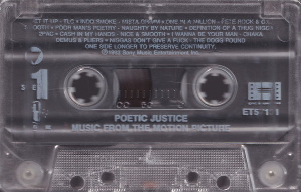 Various : Poetic Justice (Cass, Album)