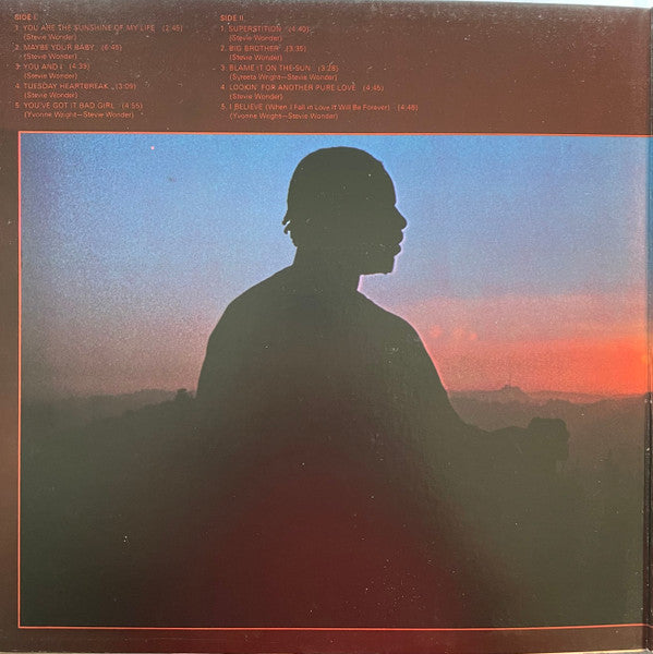 Stevie Wonder : Talking Book (LP, Album, Sup)