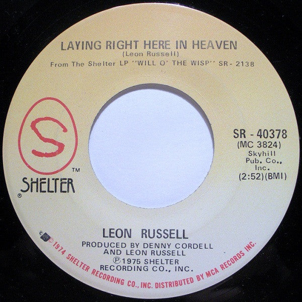 Leon Russell : Lady Blue (7", Glo)