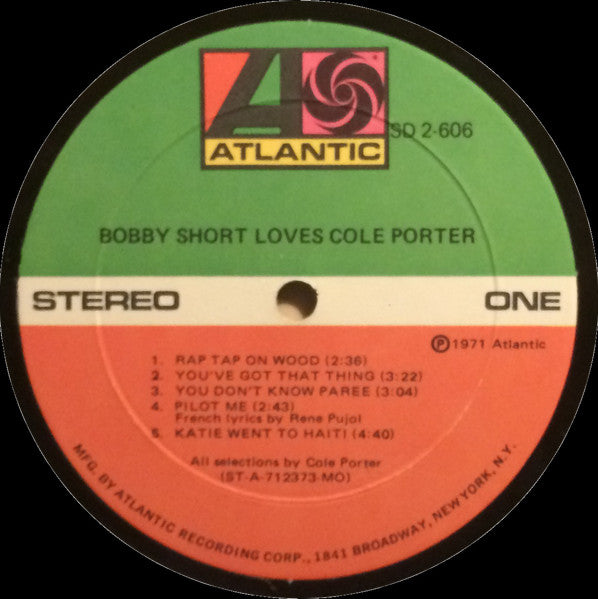 Bobby Short : Bobby Short Loves Cole Porter (2xLP, Album, MO )