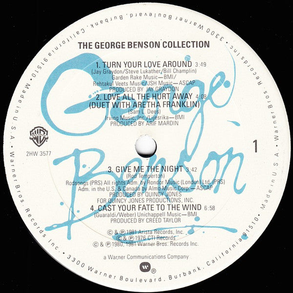 George Benson : The George Benson Collection (2xLP, Comp, Club, CRC)