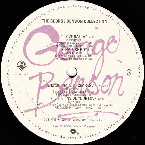 George Benson : The George Benson Collection (2xLP, Comp, Club, CRC)