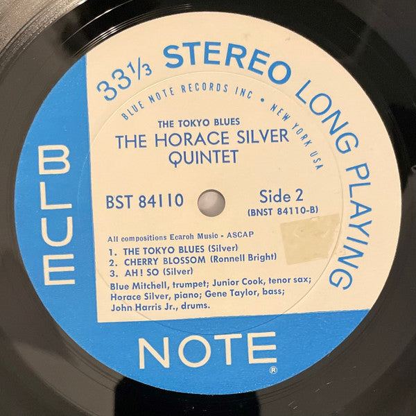 The Horace Silver Quintet : The Tokyo Blues (LP, Album)