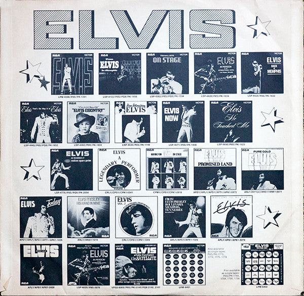 Elvis Presley : Elvis (TV Special) (LP, Album, Mono, RE)