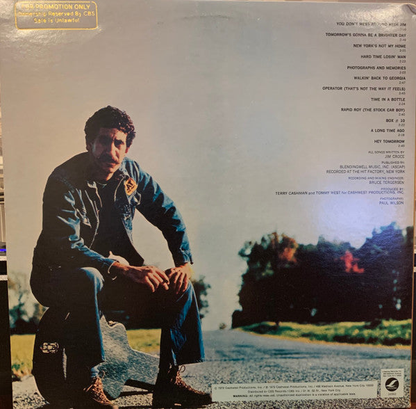 Jim Croce : You Don't Mess Around With Jim (LP, Album, Promo, RE)