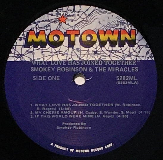 Smokey Robinson & The Miracles* : What Love Has Joined Together (LP, Album, RE)