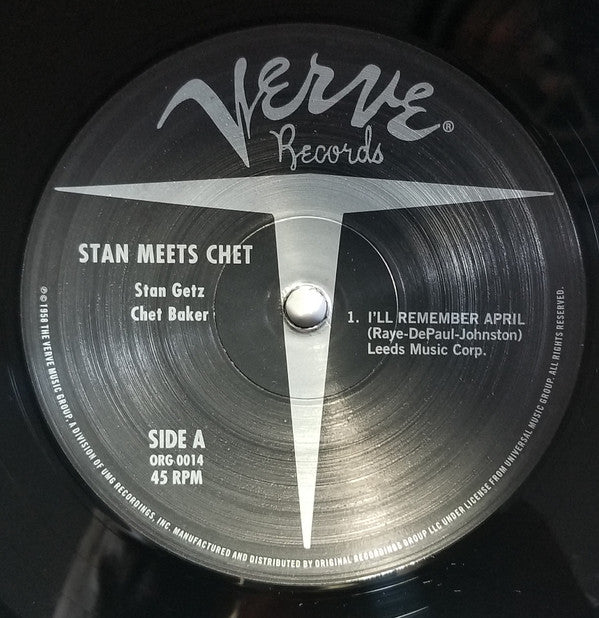 Stan Getz, Chet Baker : Stan Meets Chet (2x12", Album, Ltd, Num, RE, RM, 180)