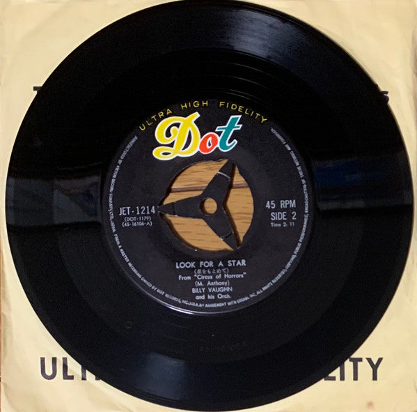 Billy Vaughn : Wheels / Look For A Star (7", Single)