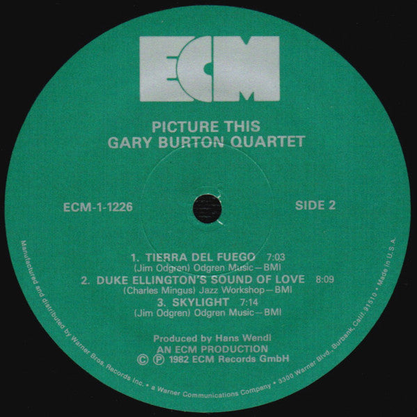 Gary Burton Quartet : Picture This (LP, Album)