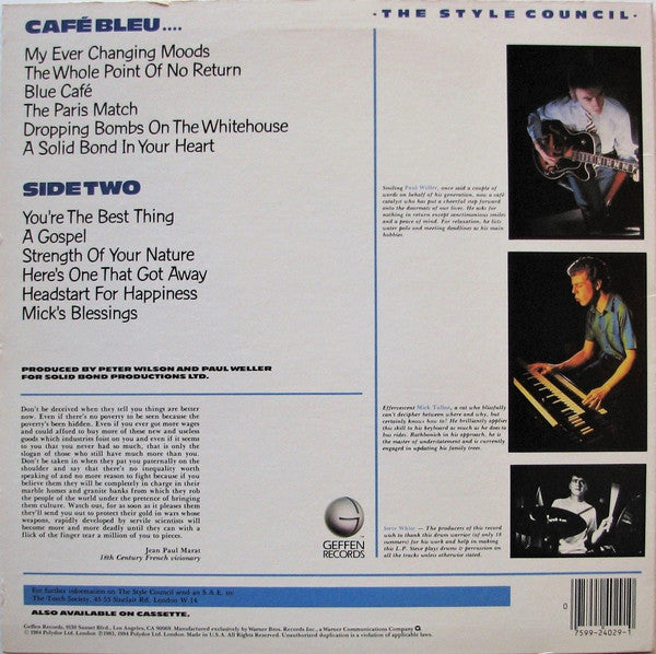 The Style Council : My Ever Changing Moods (LP, Album, All)