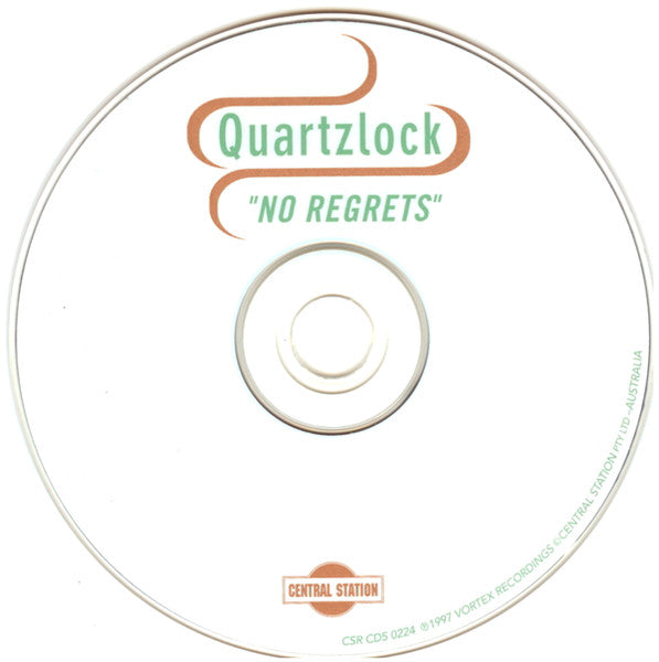 Quartzlock : No Regrets (CD, Single)