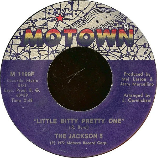 The Jackson 5 : Little Bitty Pretty One (7")