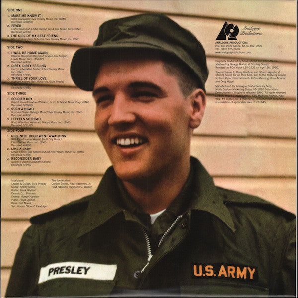 Elvis Presley : Elvis Is Back! (2x12", Album, RE, Gat)