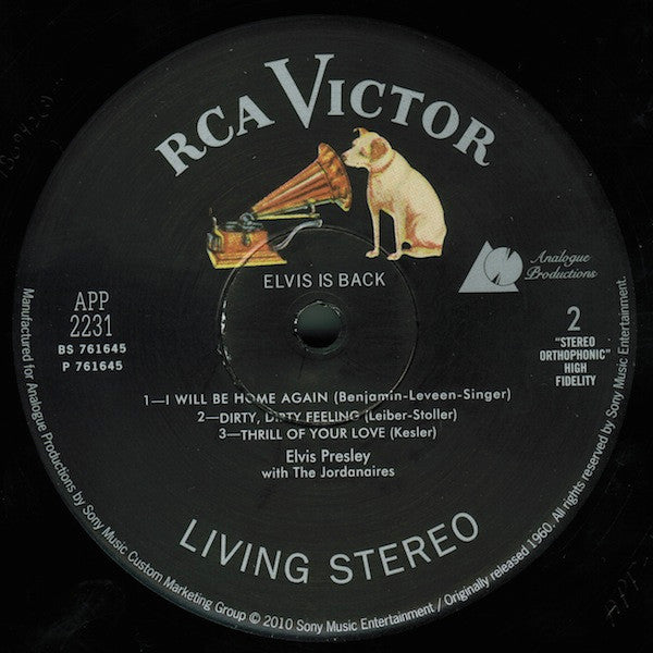Elvis Presley : Elvis Is Back! (2x12", Album, RE, Gat)
