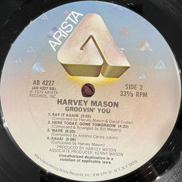 Harvey Mason : Groovin' You (LP, Album, Ter)