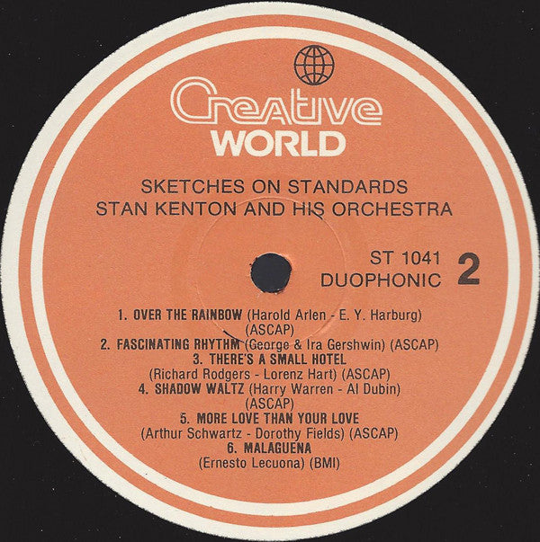 Stan Kenton : Sketches On Standards (LP, Album, Duo)