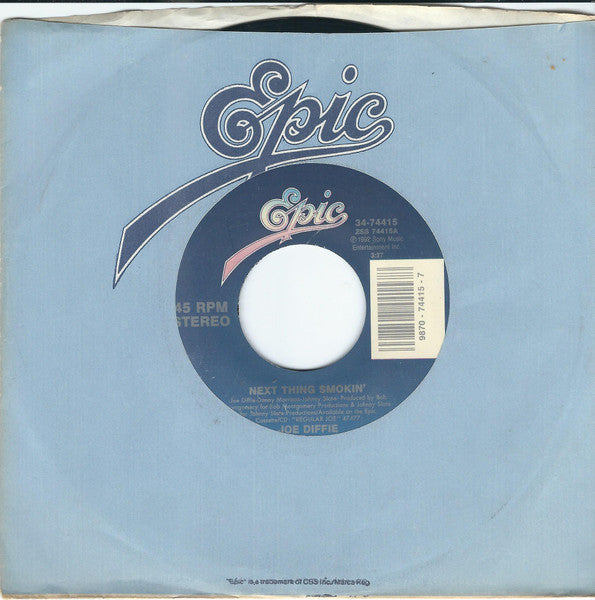 Joe Diffie : Next Thing Smokin' (7", Single)