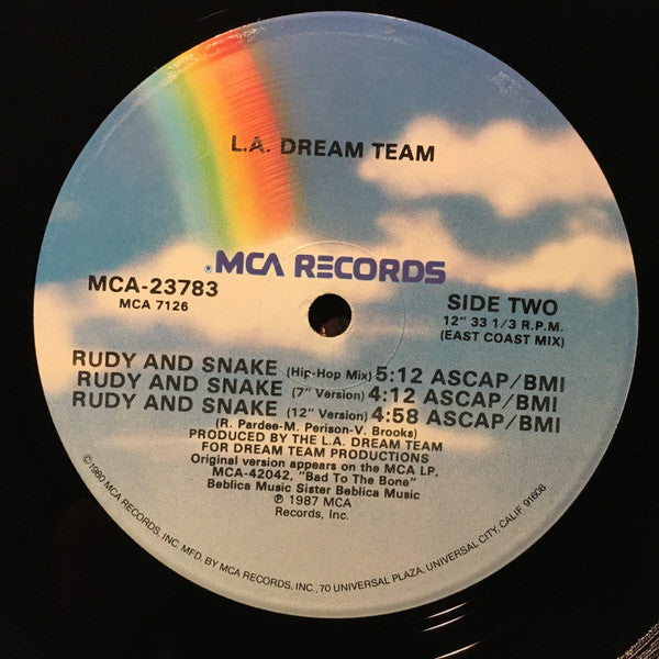L.A. Dream Team : Rudy And Snake (12")