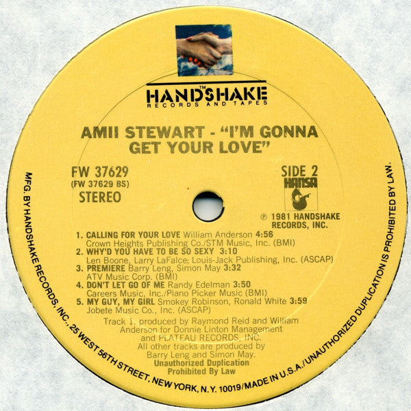 Amii Stewart : I'm Gonna Get Your Love (LP, Album)