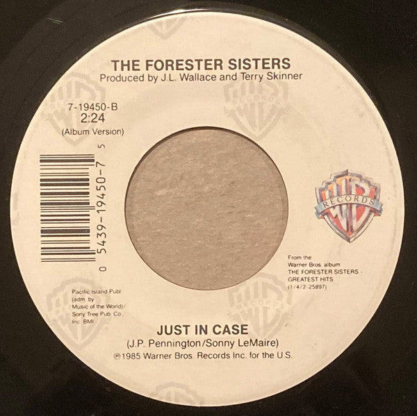 The Forester Sisters : Men (7", Single)